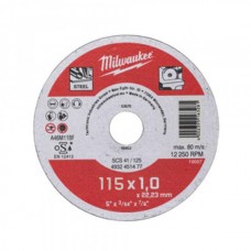 Отрезной диск Milwaukee SCS 41/115x1 PRO+ 10шт в металлическом боксе